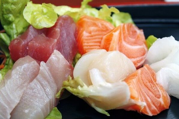 mäso a ryby pre japonskú stravu