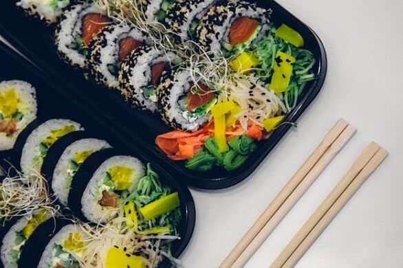 sushi pre japonskú diétu